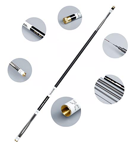 Canna da Pesca,Canna da Pesca Surfcasting 3.6m 4.5m 5,4m 6.3.0M 7.2m Carpe da Pesca Canna da Pesca in Carbonio Astatore telescopico Pole da Pesca Palo da Pesca(4.5m with Accessory)