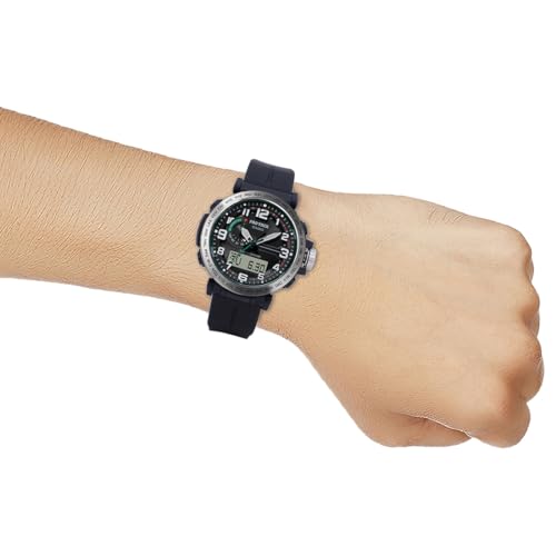 Casio Resin Digital Black Dial Men Watch-Prg-601-1Dr, Bandcolor-Black - Image 5