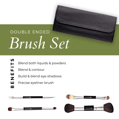 Borghese Double Ended Makeup Brush Set - 4 Count(Pack Of 1) #TOP2