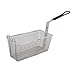 Culinary Depot Fryer Basket Set of-2 13-1/4" x 6-1/2"with Plastic Green Handle