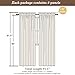 Chyhomenyc Sheer Taupe Curtains 90 inches Long 2 Panels, Light Filtering Soft Airy Solid Elegant Voile Window Treatment Drapes for Bedroom Living Room Wedding Party Decor, 42 Wx90 L Inches