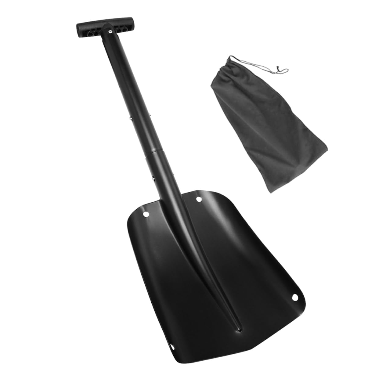 BESPORTBLE Pelle à Neige Pelle Pliable Outil De Grattage du Visage Pelle De Déneigement Automatique Pousse-Neige Camping Pliant Accessoires Auto Alliage D'aluminium Voyage Hors Route