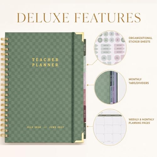 Image of Aesthetic Teacher Planner For The 2026-2027 Academic School Year