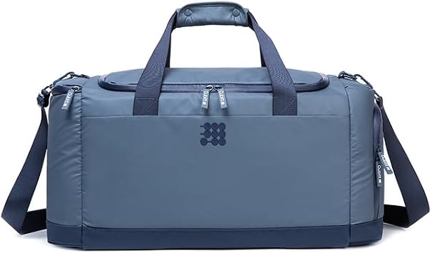 Cubitt Duffle Bag Waterproof Gym & Travel Duffle, Lightweight with Shoe Compartment, 15kg Capacity Deepest Blue