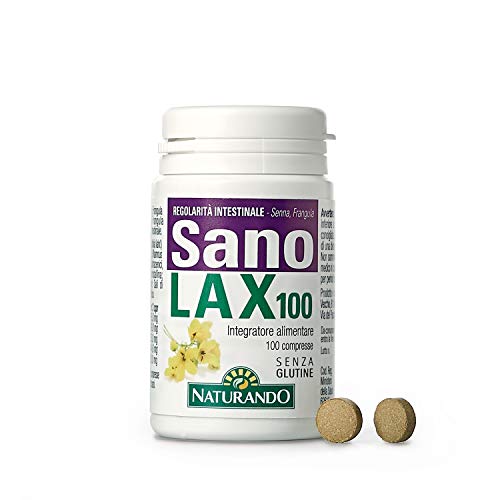 Naturando srl Sanolax 100 Comprimidos Complemento Alimenticio Para El Tratamiento De Choque - Fuerte Estreñimiento