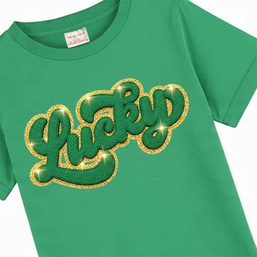 Image of Kids St. Patrick's Day Shirt Boys and Girls Green T-Shirt Clothing 4-12 Years