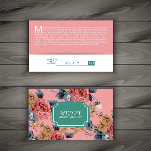 Meiliy 2 Pack 8.2 Ft Fake Rose Vine Flowers Plants Artificial Flower Home Hotel Office Wedding Party Garden Craft Art Decor Pink Ml-021Pi… #TOP6