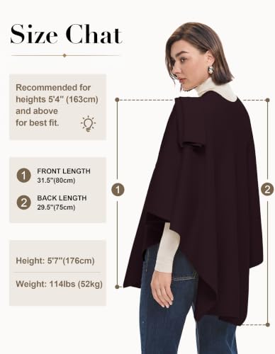 Image of PULI Womens Cross Front Poncho Shawl Wrap Elegant Wedding Formal Gift