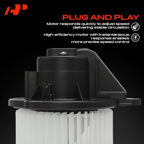Image of A-Premium Front HVAC Heater Blower Motor with Fan Cage | Compatible with 2002-2008 Dodge Ram 1500, 2003-2009 Ram 2500 3500 & 2002-2004 Jeep Grand Cherokee, Replace# 5096256AA