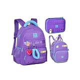 Kit Mochila Lancheira e Estojo Rebecca Bonbon Plush Dreams RB26238 (Lilás)