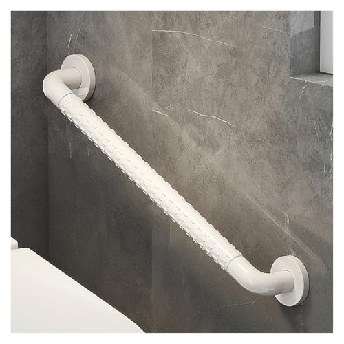 Barras De Agarre De Baño, Barandilla Escalera Interior Y Exterior, Pasamanos De Acero Inoxidable Para Escaleras Con Agarre Antideslizante Y Círculos Luminosos(Blanca,80cm)