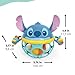 Disney Baby Stitch Oball Rattle by Bright Starts, Easy Grasp Baby Toy with Jingle Ball, Sensory Rattle for Newborn Infant 0-6 Months, Baby Toys 3-6 Months