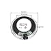 uxcell 4Pcs Round Internal Magnet Speaker Loudspeaker 8 Ohm 2W 23mm Dia Steel Shell
