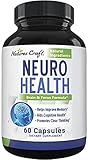 Nootropics Brain Supplement support - Memory Booster for Mind Focus Reduce Anxiety - DMAE Pills for concentration improve Brain function, Neuro & IQ with Bacopa Monnieri L-Glutamine for Men and Women