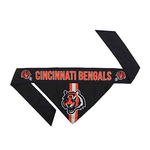 Littlearth NFL Cincinnati Bengals Pet Bandana - Reversible, Large
