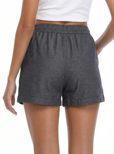 Short en jean pour femme fini les ceintures trop serrées grâce à la taille élastique - 2
