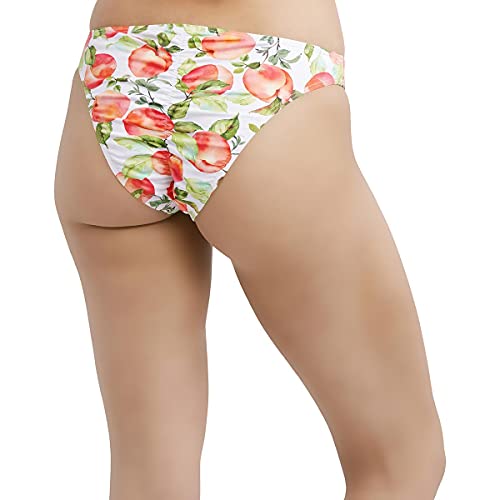 Bas de maillot de bain taille basse froncé BCBGeneration blanc multicolore
