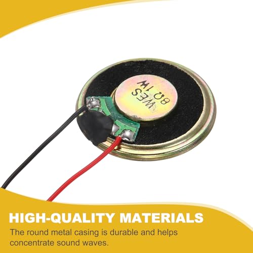 Mini altavoz con carcasa de metal de 28 mm para sonido micro interno claro 3