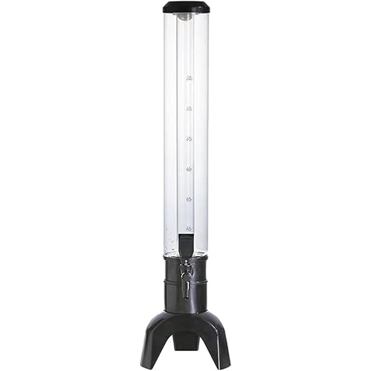 Beer Dispenser Large Capacity Clear Tower