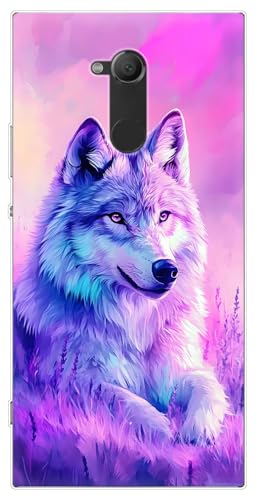 YonderYM Case Compatible with Sony Xperia XA2 Ultra,Non-Yellowing Shockproof Phone Bumper Cover, Resistant Slim Transparent TPU Phone Case Painting 08