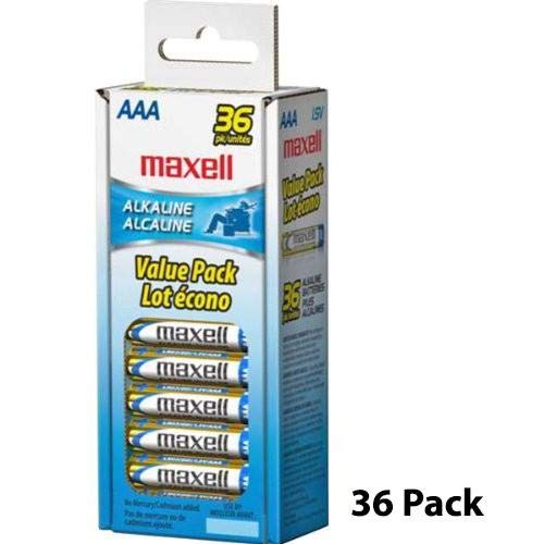 Maxell 723815 Aaa Performance Long Lasting Alkaline Batteries - 36 Pack, Computer #TOP3