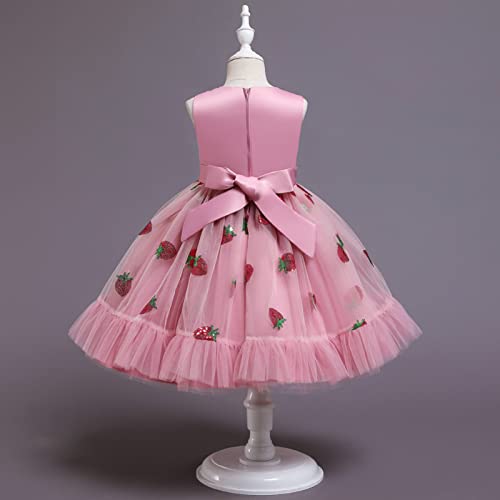 Flower Girl Lace Dress for Kids Wedding Bridesmaid Pageant Party Formal Long Gown Princess Communion Tulle Dresses2