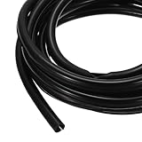 gaine silicone sensas Gaine silicone pour câbles noir diamètre intérieur 6 mm/0.24 Pouce, diamètre extérieur 9 mm/0.35 Pouce, longueur 3 m/9.8 Pieds. Vous recevrez 1 pièce de gaine de protection pour câbles.