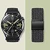AidorMax Watch Straps - Quick Release Elastic Braided Watch Bands 20mm, Soft Breathable Nylon Replacement Strap with Adjustable Buckle for Smartwatches and Wristwatches Men Women (Graphite) #1