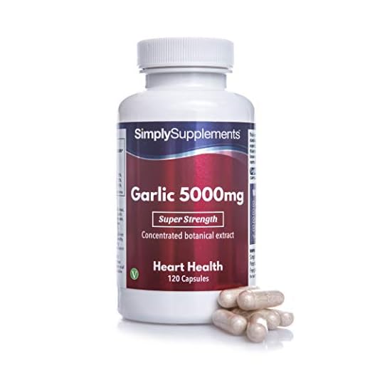 Ajo 5000mg - ¡Bote para 4 meses! - Apto para veganos - 120 cápsulas - SimplySupplements