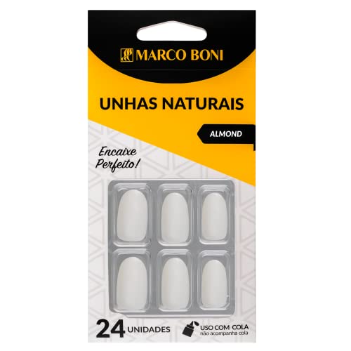 Marco Boni Unhas Posticas Naturais Almond 9739 Sortidas 1 Unidade.