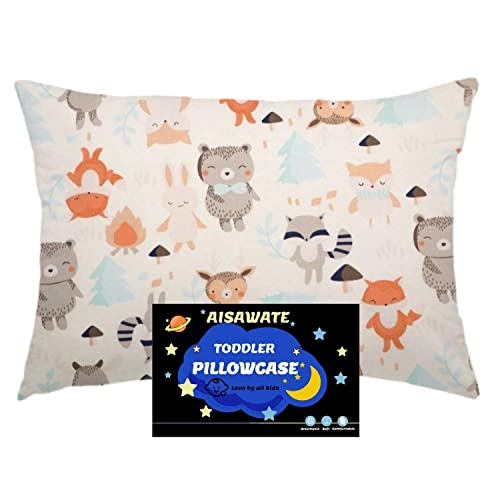 Housse de coussin pour enfant - 40 x 60 cm - Coton bio - Taie d'oreiller pour bébé - Avec fermeture à enveloppe Cover