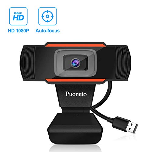 HD Webcam 1080P with Microphone, MINIKEAN PC Laptop Desktop USB Webcams Pro Streaming