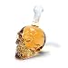 GAOTTINGSD Botellero Decanter Whisky, Botella Cristalina del Cráneo, Cristal Dispensador También For El Brandy Tequila Bourbon Whisky Ron, Gran Regalo For Cualquier Bar