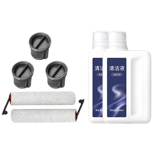 xbvxzvbn K30 Floor Scrubber Accessories Compatible with Dreame MOVA K30mix Consumables Drum Filter Element Cleaning Liquid