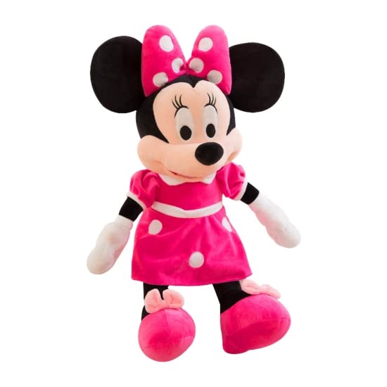 AGC Toys for Kids, Min-nie Mo-use Soft Toy Weraing A Cute Pink Dress Cartoon Character Kids Favorite Female Mouse All Age Favorite Plush Toy Gift for Girls Car Room Decor (Height 55cm) (Pack of 1) (B0D9PLQXXG) Amazon Price History, Amazon Price Tracker