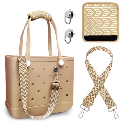 Image of Strap Wrap Adjustable Crossbody Strap with Neoprene Handle Protector - Compatible with All Bogg Totes