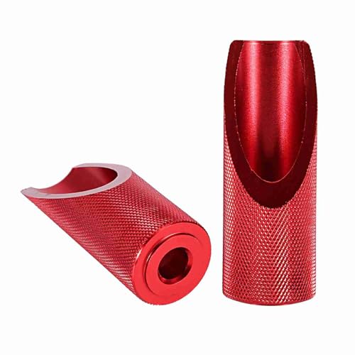 CHICIRIS PEJA DE Pie DE ALUMINUM ALUMINUM AMIME, Diseño DE Textura Cruzada Antideslizante, Diseño Cónico Cómodo, Clavijas DE Pie DE Motocicleta DE Moda y Personalizables para Ruckus con Anodizado