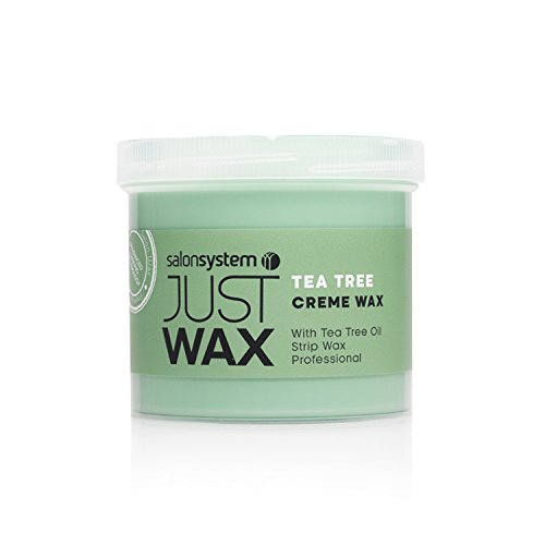 Salon System Just Wax Tea Tree Cream Wax with Natural Antiseptic Tea Tree 450g