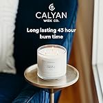 Calyan Wax Co. Evergreen & Eucalyptus 3 Wick Scented Candle - 43 Hour Burn - Luxury 3 Wick Soy Candles - Non Toxic Soy Wax Candles - Long Lasting Large Glass Jar Candle for Home - 14.9oz - Image 4