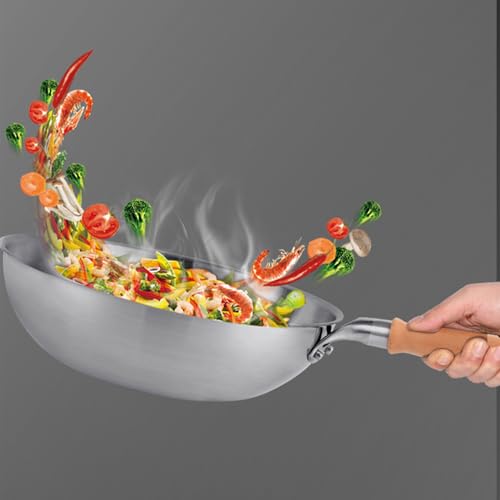 Wok de titanio puro 30 cm antiadherente con tapa miniatura 3