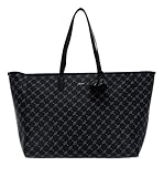 Mit diesem Shopper von JOOP! haben Sie Ihren guten Geschmack bewiesen. Super geräumig können Sie im Inneren all Ihre Utensilien verstauen. Zudem erhalten Sie eine passende Kosmetiktasche im gleichen Design, die Sie im Inneren der Tasche befestigen können. Maße: 40 x 32 x 18 cm