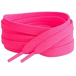 Neon Pink 150cm / 59” Flat Trainer Shoe laces ideal replacement laces for adults or kids Trainers sneakers athletic sports shoes football rugby boots Shoelaces …