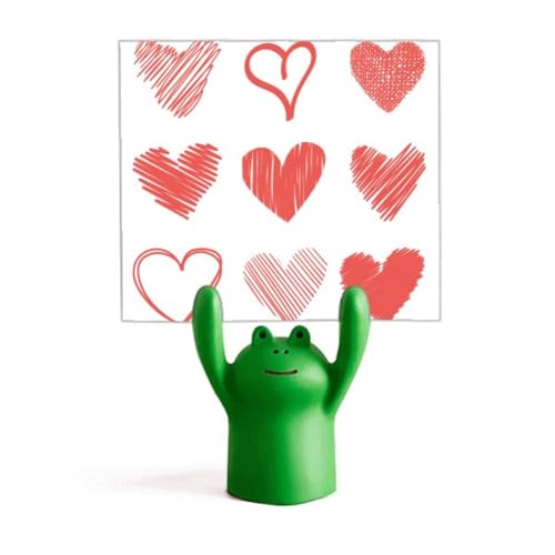 Décoration de Saint-Valentin originale avec ce support cœur grenouille