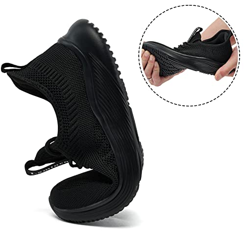 Lamincoa Womens Tennis Walking Shoes Slip On Lightweight Comfort Memory Foam Sneakers - Image 5