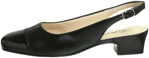 Trotters Women's Dea Slingback Pump,Black/Black,9 N | Image 6