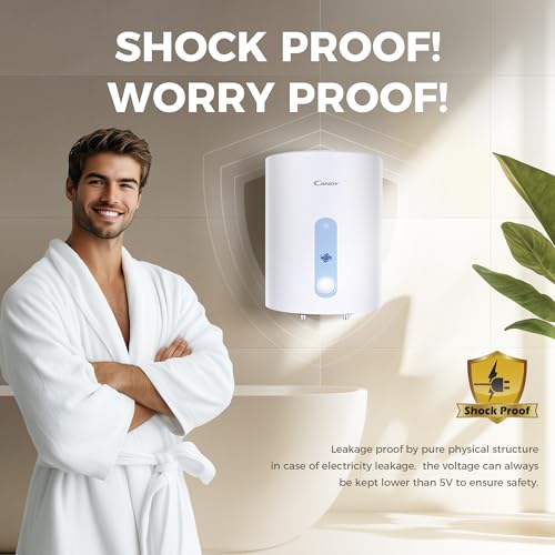 Image of Candy Water Geyser 25 Ltr 4 Star Electric Geyser 2000W Water Heater for Home Free Installation| Warranty 7 Yr on Tank| Shock Proof| Glass-lined Tank| Advanced Multi-Layered| Wall-Mounted