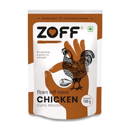 Image of Zoff Masala Trio - Chicken Masala, Meat Masala Powder & Garam Masala - Pack of 3 x 100g - Net Weight: 300g