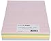 School Smart Ruled Exhibit Paper, 8-1/2 x 11 Inches, Assorted Colors, 500 Sheets - 085454