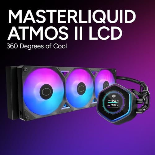 Cooler Master MasterLiquid 360 Atmos II LCD ARGB - vue 4