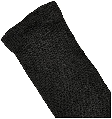MediPeds mens Extra Wide Non-binding Top Crew Socks With Coolmax Fiber 8 Pairs, Black2